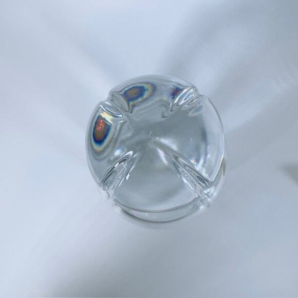 Bombay Company Heavy Crystal/Clear Glass Decanter w/Stopper Lid Barware - Picture 11 of 16